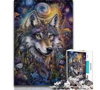 1000 Pieces Jigsaw Puzzles For Teens And Adults Fantasy Wolf,for Educational Game Challenge Toy Deal As Gifts for The Whole Family (38x26cm)
