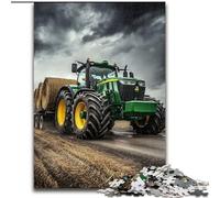 1000 Pieces Jigsaw Puzzles For Teens And Adults Farm Implement Tractor, Stress Reliever Difficult Challenge Secret Santa Gifts (Size 26x38cm)