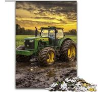 1000 Pieces Jigsaw Puzzles For Teens And Adults Farm Implement Tractor,Stress Reliever Difficult Challenge Is Ideal As Gifts for The Whole Family 50x75cm