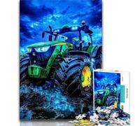 1000 Pieces Jigsaw Puzzles For Teens And Adults Farm Implement Tractor Teenager Puzzles,for Challenging Toy Game And Family Play 26x38cm