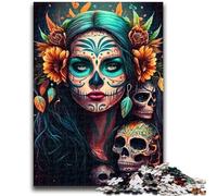 1000 Pieces Jigsaw Puzzles For Teens And Adults Fiesta De Los Muertos Challenging To Complete But Fun And Humorous Birthday Present, Gifts, Wall Art 38x26cm