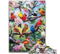 1000 Pieces Jigsaw Puzzles For Teens And Adults Flower And Bird World Stress Reliever Difficult Challenge Is Ideal As Gifts for The Whole Family 50x75cm