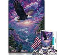 1000 Pieces Jigsaw Puzzles For Teens And Adults Flying Eagle,Toys Educational Games Stress Relieving Great Gifts And Toys (38x26cm)