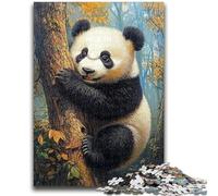 1000 Pieces Jigsaw Puzzles For Teens And Adults Forest Panda 1000 Piece Puzzle,Family Game Stress Reliever Difficult Challenge Suitable for Couples (38x26cm)