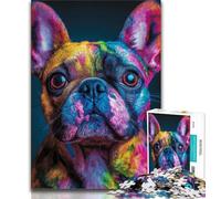 1000 Pieces Jigsaw Puzzles For Teens And Adults French Bulldog Adult Puzzles,learning Educational for Is Ideal As A Gift for The Whole Family 75x50cm