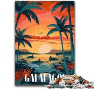 1000 Pieces Jigsaw Puzzles For Teens And Adults Galapagos Sunset Bliss Learning Educational Toys Fun at Home Activities, Birthday Present,Travel Gifts (size 38x26cm)