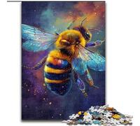 1000 Pieces Jigsaw Puzzles For Teens And Adults Galaxy Bee,Vibrant And Unique Design Relaxing & Challenging Puzzle Experience 50x75cm
