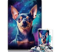 1000 Pieces Jigsaw Puzzles For Teens And Adults Galaxy Chihuahua 1000 Pieces for Adults,deal As Gifts for The Whole Family for Ages 14+ 75x50cm