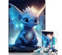 1000 Pieces Jigsaw Puzzles For Teens And Adults Galaxy Dragon Baby 1000 Pieces for Adults,Stress Reliever Staycation Kill Time Parent-child Interaction 38x26cm