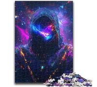 1000 Pieces Jigsaw Puzzles For Teens And Adults Galaxy Space Warrior Vibrant And Unique Design Relaxing & Challenging Puzzle Experience 26x38cm