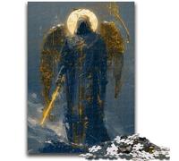 1000 Pieces Jigsaw Puzzles For Teens And Adults Golden Samurai Ninja 1000 Pieces for Teenagers,Challenging Game Toys Wall Decoration Unique Birthday And Xmas Gifts (50x75cm)