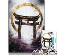 1000 Pieces Jigsaw Puzzles For Teens And Adults Golden Torii Gate 1000 Pieces for Adults,Challenging Game for Is Ideal As A Gift for The Whole Family 75x50cm