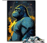 1000 Pieces Jigsaw Puzzles For Teens And Adults Gorilla Visionary, Suitable for Ages 14 And Up Home Decor Deal As Gifts for The Whole Family (Size 50x75cm)