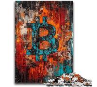1000 Pieces Jigsaw Puzzles For Teens And Adults Graffiti Bitcoin Brain Teaser Game Wall Decoration Unique Birthday And Xmas Gifts 26x38cm