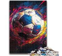 1000 Pieces Jigsaw Puzzles For Teens And Adults Graffiti Football Learning Educational Toys Fun at Home Activities, Birthday Present,Travel Gifts 50x75cm