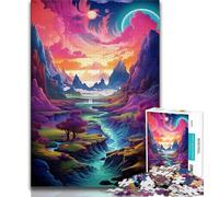 1000 Pieces Jigsaw Puzzles For Teens And Adults Heaven Landscape Fantasy Colors Adult Jigsaw,Educational Toys & Games for Adults And Teenagers (size 38x26cm)