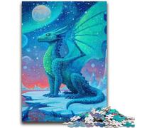 1000 Pieces Jigsaw Puzzles For Teens And Adults Ice Dragon Adult Puzzles,learning Educational for Is Ideal As A Gift for The Whole Family (50x75cm)