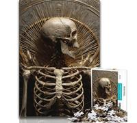1000 Pieces Jigsaw Puzzles For Teens And Adults Indian Skull Teenager Puzzles,Educational Stress Relief Toy Great Gifts And Toys (size 38x26cm)