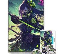 1000 Pieces Jigsaw Puzzles For Teens And Adults Japanese Female Ninja Warrior,for Educational Game Challenge Toy Artists Collection,Fine Art 38x26cm