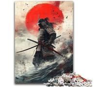 1000 Pieces Jigsaw Puzzles For Teens And Adults Japanese Samurai 1000 Piece Jigsaw,Toys Educational Games Stress Relieving Unique Birthday And Gifts (75x50cm)