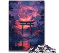 1000 Pieces Jigsaw Puzzles For Teens And Adults Japanese Torii Gate 1000 Pieces for Adults,Challenging Game for Is Ideal As A Gift for The Whole Family (38x26cm)