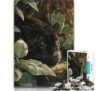 1000 Pieces Jigsaw Puzzles For Teens And Adults Jungle Cheetah Adult Puzzles,Perfect for Game Nights, Colorful Toy for Home Gift (size 38x26cm)