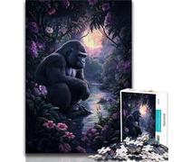 1000 Pieces Jigsaw Puzzles For Teens And Adults Jungle Chimpanzee Adult Puzzles,Perfect for Game Nights, Colorful Toy for Home Gift (size 38x26cm)
