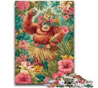 1000 Pieces Jigsaw Puzzles For Teens And Adults Jungle Gorilla 1000 Pieces for Teenagers,Wishlist with Santa Claus for And Age 14 (50x75cm)
