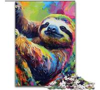 1000 Pieces Jigsaw Puzzles For Teens And Adults Jungle Sloth,Learning Educational Toys Family Games Enhance Love between Couples 38X26CM