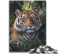 1000 Pieces Jigsaw Puzzles For Teens And Adults Jungle Tiger 1000 Piece Puzzle,for Educational Game Challenge Toy Deal As Gifts for The Whole Family (38x26cm)