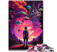 1000 Pieces Jigsaw Puzzles For Teens And Adults Kid In Surreal World Educational Stress Relief Toy Parent-child Interaction for And Age 14 50x75cm