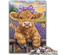 1000 Pieces Jigsaw Puzzles For Teens And Adults Lavender Yak 1000 Piece Jigsaw,Wishlist with Santa Claus for And Age 14 (38x26cm)