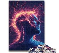 1000 Pieces Jigsaw Puzzles For Teens And Adults Lightning Brain 1000 Pieces for Adults,Challenging Game for Is Ideal As A Gift for The Whole Family (38x26cm)