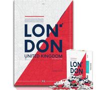 1000 Pieces Jigsaw Puzzles For Teens And Adults London UK,Toys Educational Games Stress Relieving Great Gifts And Toys (38x26cm)