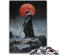 1000 Pieces Jigsaw Puzzles For Teens And Adults Lone Knight 1000 Piece Puzzle,Family Game Stress Reliever Difficult Challenge Suitable for Couples (38x26cm)