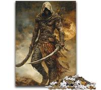 1000 Pieces Jigsaw Puzzles For Teens And Adults Magic Ninja Knight 1000 Pieces for Adults,Challenging Game for Is Ideal As A Gift for The Whole Family (38x26cm)
