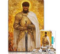 1000 Pieces Jigsaw Puzzles For Teens And Adults Majestic Knight 1000 Pieces for Teenagers,for Educational Game Challenge Toy Birthday Present, Gifts, Wall Art (size 38x26cm)