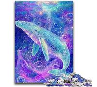 1000 Pieces Jigsaw Puzzles For Teens And Adults Majestic Spiritual Whale Puzzles,Educational Stress Relief Toy Great Gifts And Toys (26x38cm)