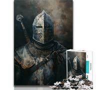 1000 Pieces Jigsaw Puzzles For Teens And Adults Medieval Knight Paintings 1000 Piece Puzzle,Challenging Game Toys Wall Decoration Unique Birthday And Xmas Gifts 75x50cm