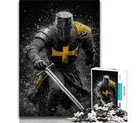 1000 Pieces Jigsaw Puzzles For Teens And Adults Medieval Knights,Challenging Game Toys for Is Ideal As A Gift for The Whole Family (38x26cm)