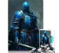 1000 Pieces Jigsaw Puzzles For Teens And Adults Mighty Medieval Knight Adult Jigsaw,Staycation Kill Time with Fully Interlocking Randomly Shaped Pieces 26x38cm