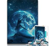 1000 Pieces Jigsaw Puzzles For Teens And Adults Moon Girl Teenager Puzzles,is Ideal As Gifts for The Whole Family for Age 14 26x38cm