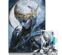 1000 Pieces Jigsaw Puzzles For Teens And Adults Moon Goddess,Vibrant And Unique Design Relaxing & Challenging Puzzle Experience (38x26cm)