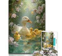 1000 Pieces Jigsaw Puzzles For Teens And Adults Mother Duck Teenager Puzzles,Educational Stress Relief Toy Great Gifts And Toys (size 38x26cm)