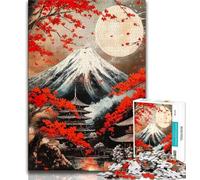 1000 Pieces Jigsaw Puzzles For Teens And Adults Mount Fuji, Japan,Challenging To Complete But Fun And Humorous Unique Birthday And Gifts 50x75cm