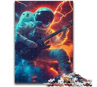 1000 Pieces Jigsaw Puzzles For Teens And Adults Music Astronaut Adult Jigsaw,Staycation Kill Time with Fully Interlocking Randomly Shaped Pieces (50x75cm)