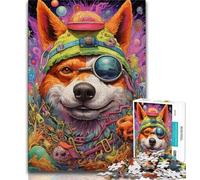 1000 Pieces Jigsaw Puzzles For Teens And Adults Mutant Corgi Adult Puzzles,Perfect for Game Nights, Colorful Toy for Home Gift (size 75x50cm)