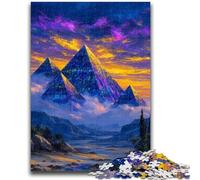1000 Pieces Jigsaw Puzzles For Teens And Adults Mysterious Egyptian Pyramids Toys Educational Games Stress Relieving Unique Home Decor And Gifts 50x75cm
