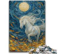 1000 Pieces Jigsaw Puzzles For Teens And Adults Mysterious Unicorn Adult Puzzles,Family Educational Games Home Decoration Gift (38x26cm)