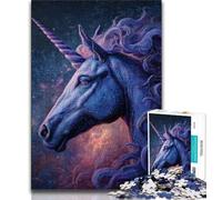 1000 Pieces Jigsaw Puzzles For Teens And Adults Mysterious Unicorn Adult Puzzles,Perfect for Game Nights, Colorful Toy for Home Gift (size 75x50cm)